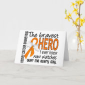 Bravest Hero I je wusste Nierenkrebs Karte (Gelbe Blume)