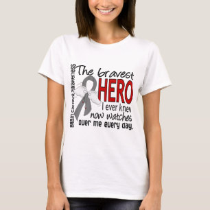 Bravest Hero I. kannte Hirnkrebs T-Shirt