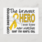 Bravest Hero I Knew COPD Postkarte (Vorderseite)