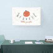bravest little pumpkin Banner Indoor Large Sign (Messe)