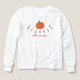 bravest little pumpkin Boys Long Sleeve T-Shirt