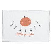bravest little pumpkin Pillowcase patient gift Kissenbezug (Rückseite)