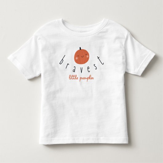 bravest little pumpkin Toddler T-Shirt  (Vorderseite)