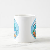 Bravo-Aufkleber, Haikleber Kaffeetasse (Mittel)