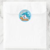 Bravo-Aufkleber, Haikleber Runder Aufkleber (Tasche)