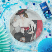 BRAVO BLACK & WHITE PARTY MONOGRAM PAPPTELLER (Party)