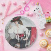 BRAVO BLACK & WHITE PARTY MONOGRAM PAPPTELLER (Party)