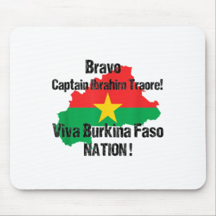 Bravo Captain Ibrahim Traore ! Viva Burkina Faso N Mousepad