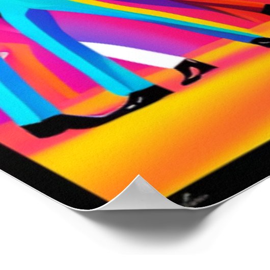 Bravo Dance Poster (pop art) (Ecke)