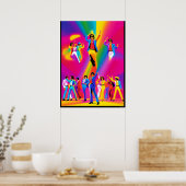Bravo Dance Poster (pop art) (Küche)