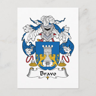 Bravo-Familienwappen Postkarte
