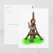 "Bravo,Merci" Postkarte (Vorne/Hinten)