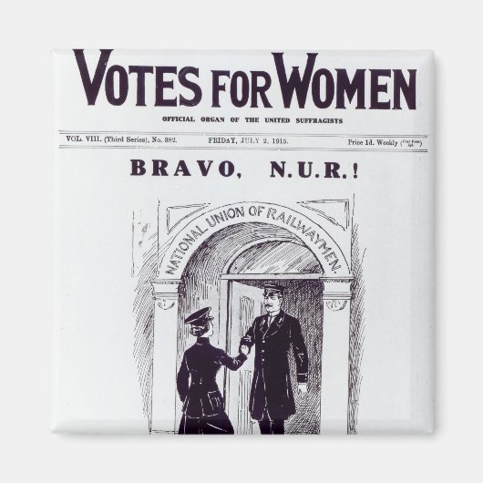 Bravo, N.U.R., Titelseite von "Votes for Magnet (Vorne)