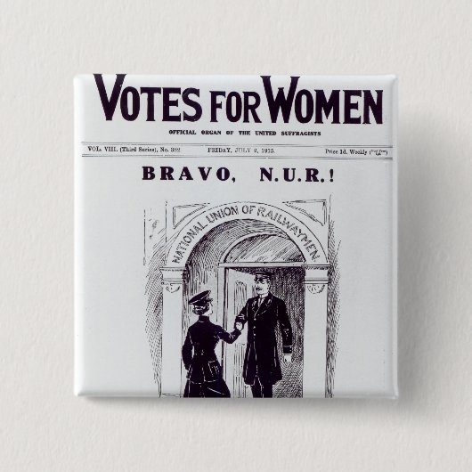 Bravo, N.U.R! , vordere Abdeckung von 'Stimmen für Button (Vorderseite)