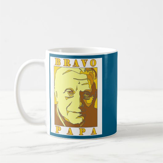 Bravo Papa New Pe Benedict Xvi  Kaffeetasse (Links)
