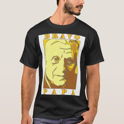 Bravo Papa New Pe Benedict Xvi T-Shirt (Vorderseite)