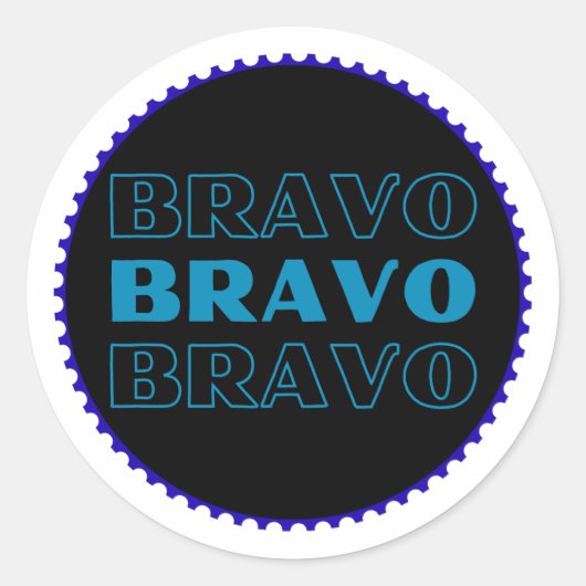 Bravo Sticker – Motivation Reward Sticker for Stud (Vorderseite)