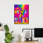 Bravo Tanzposter (Pop-Art) Poster (Heimbüro)