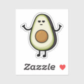 Bravocado Aufkleber (Blatt)