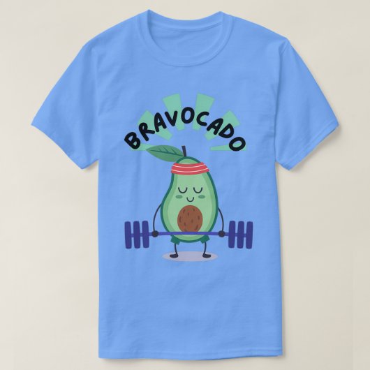 Bravocado Funny Avocado Pun Classic TShirt (Design vorne)