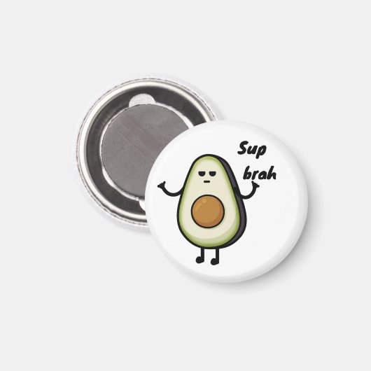 Bravocado Magnet (Vorderseite/Rückseite)