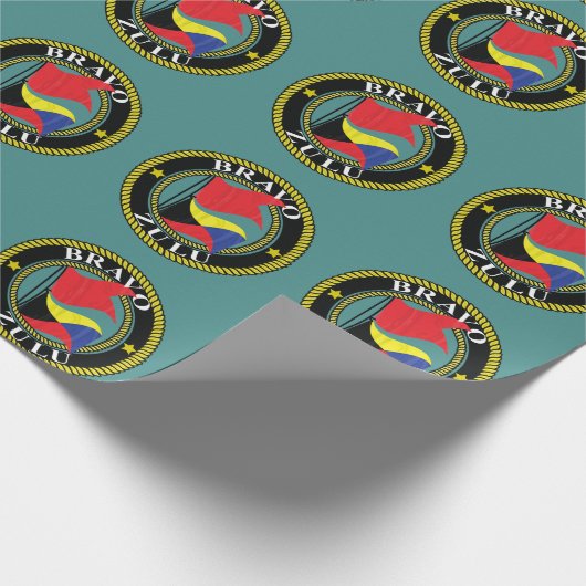 Bravozulu-Packpapier Geschenkpapier (Ecke)