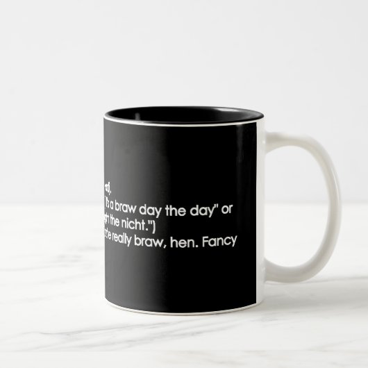 Braw Zweifarbige Tasse (Rechts)