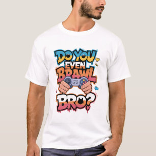 Brawl Bro Gamer für Videospielliebhaber T-Shirt