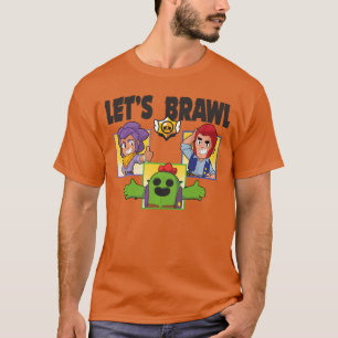 Brawl Stars Lasst Brawl Colt Spike und Shelly Grup T-Shirt