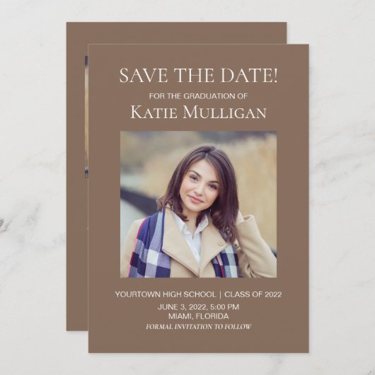 Brawn Abschluss 2 Foto Rett Date Class 2022 (Vorne/Hinten)