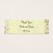 Brawn Abstrakt Maple Blätter Hochzeit im Herbst Ge (Vorderseite)