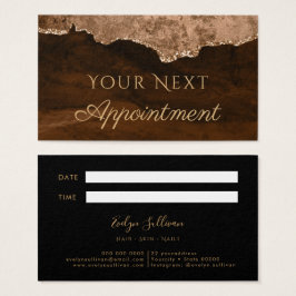 Brawn Agate Appointing Card