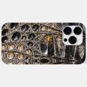 Brawn American Alligator Skin Texture Case-Mate iPhone Hülle (Rückseite (Horizontal))