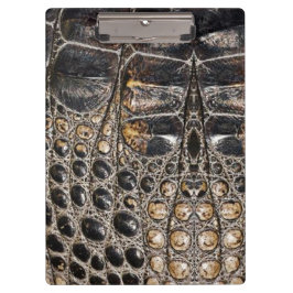 Brawn American Alligator Skin Texture Klemmbrett