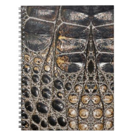 Brawn American Alligator Skin Texture Notizblock