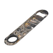 Brawn American Alligator Skin Texture Speed Flaschenöffner (Vorderseite Schrägansicht)