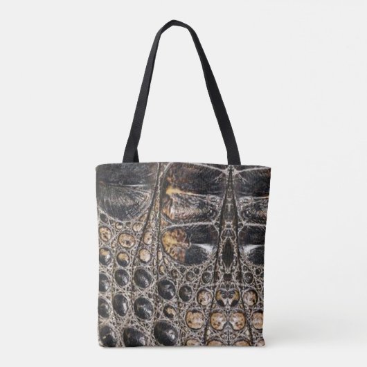 Brawn American Alligator Skin Texture Tasche (Rückseite)