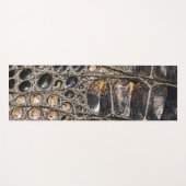 Brawn American Alligator Skin Texture Yogamatte (Vorderseite (Horizontal))