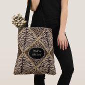 Brawn Animal Print Diamond Chain Tasche (Von Nahem)