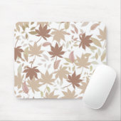 Brawn Autumn Floral Blätter Y2K Muster Mousepad (Mit Mouse)