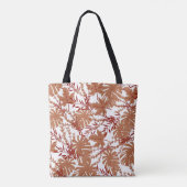 Brawn Autumn Floral Blätter Y2K Muster Tasche (Rückseite)