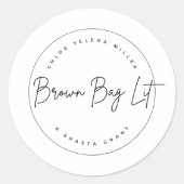 Brawn Bag Lit Vinyl Stickers (Vorderseite)