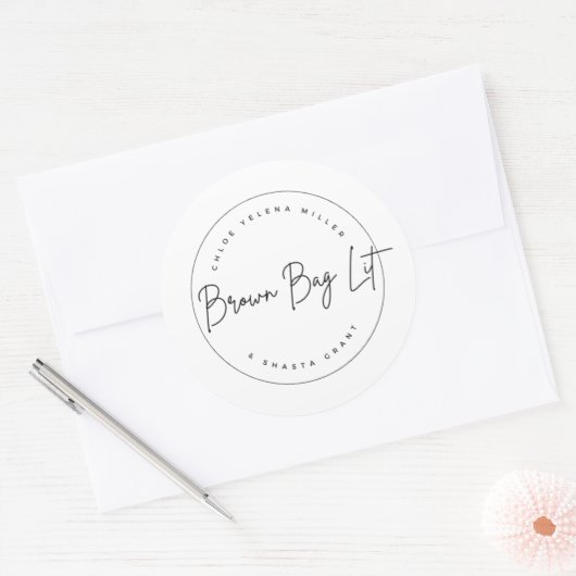 Brawn Bag Lit Vinyl Stickers (Umschlag)