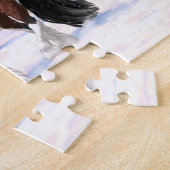 Brawn Bay Pinto Sinti und Roma Vanner Pferdefüsse Puzzle (Seite)