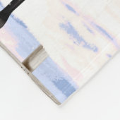 Brawn Bay Quarter Pferde im Schnee Fleecedecke (Ecke)