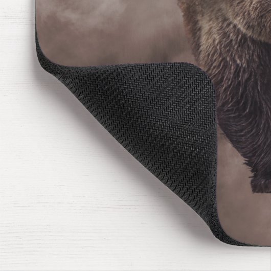 Brawn Bear Cabin Mountain Lodge Mousepad (Ecke)