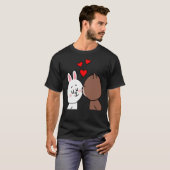 Brawn Bear Cony Bunny Rabbit The Kiss Lightweigh T-Shirt (Vorne ganz)