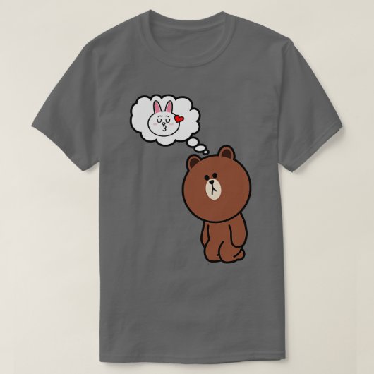 Brawn Bear Cony denken Sie an ihn T-Shirt (Design vorne)