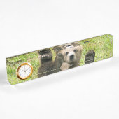 Brawn Bear Kodiak Cub Geschenke Namensplakette