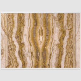 Brawn Beige Grain Marble Decoupage Seidenpapier